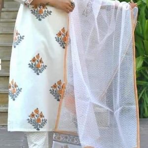 ব্লক প্রিন্ট থ্রি পিচ কোড-B12