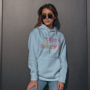 WinterWhisper Ladies Hoodie ( Sky Blue )