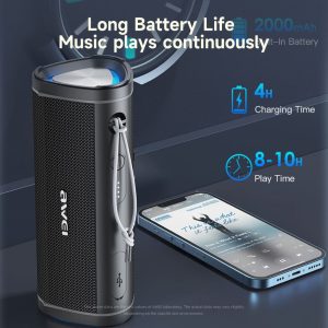 Awei Y331 Portable Bluetooth 5.0 Speaker ( six Month Warrenty )