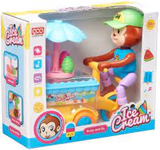 Bump And Go Monkey Ice Cream Toy for Kids - Image 4
