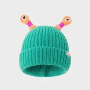 Winter Child Cute LED Little Monster Hat